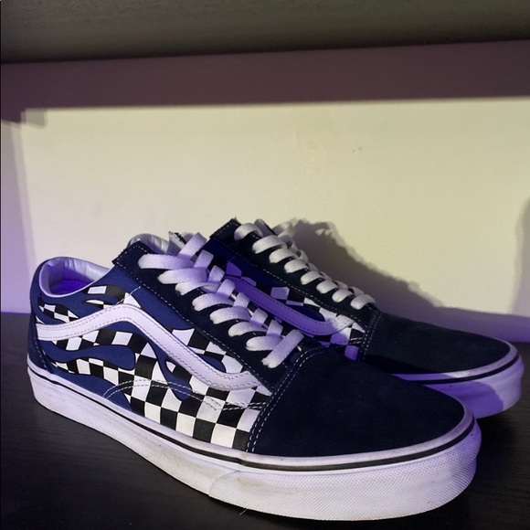 checkered flame old skool